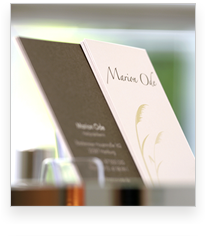 Drucksachen von Marion Ode im Anschnitt.